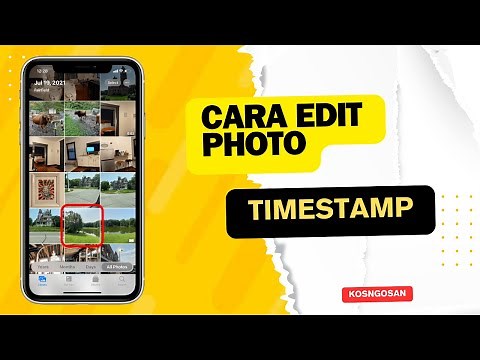 HOW TO EDIT AN EXISTING TIMESTAMP PHOTO