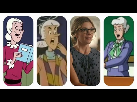 "Miss Grundy" Evolution in Cartoons, Movies and Shows (Archie Comics)