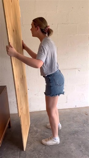 Attempted my first scalloped floating shelf! I was so nervous to make the scallops but tools made it so easy! Come back soon to see what I’m working on next! #DoItWithHART #HARTPartner | Kaliyah Wilson