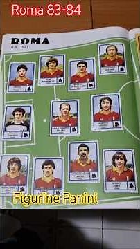Roma 83-84 le figurine Panini Album Calciatori - storia del calcio in immagini #albumfigurine