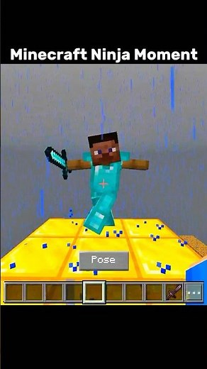 Insane Minecraft Ninja Move! 🥷🔥 #shorts