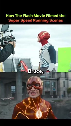 How The Flash Movie Filmed the Super Speed Running Scenes