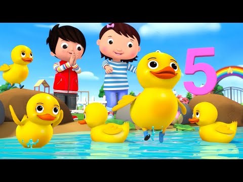 Five Little Ducks Song 🦆 Counting Duck Adventure with Mia | Fun Baby Songs | Classic Baby Songs