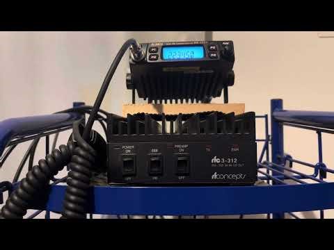 220 MHZ Alinco DR-CS25 and RFConcepts 3-312 Amplifier