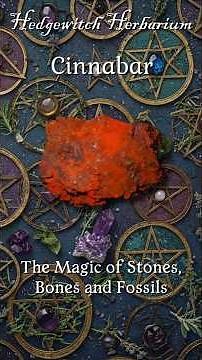 The Magic of Stones, Bones and Fossils: Cinnabar - #gemstone #crystals #cinnabar #magic #ritual