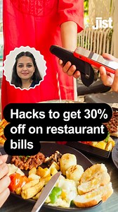 185K views · 2.4K reactions | Watch this Jist to know some useful hacks to avail at least 30% discount on your next restaurant bill. #restaurant #discount #hack #food #foodlovers #foodie #savemoney #trick | Jist | Facebook