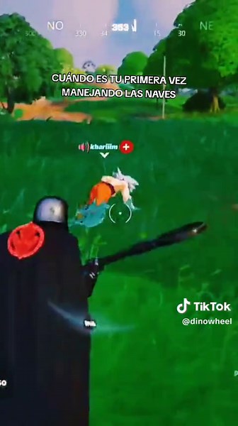 Primera vez manejando naves en Fortnite