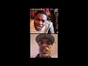 16ShotEm & Sharp Go At It On Live Over Sneak Dissin (Chicago VS LA)