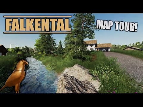 “FALKENTAL” MOD MAP Farming Simulator 19 MAP TOUR (Review) FS19.