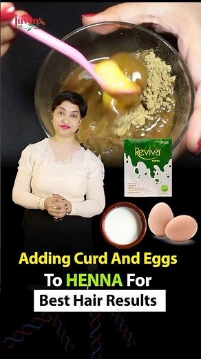 Curd & Eggs in Henna: The Perfect Hair Conditioning Combo | Maximize Hair Benefits | Avoid Breakage