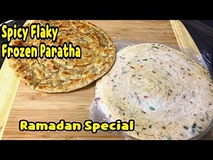 Spicy Flaky Frozen Paratha / Make And Freeze For Month / Frozen Paratha By Yasmin’s Cooking