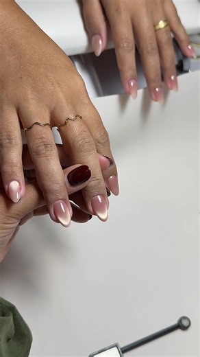 Sheer Pink Cat Eye Gel Shade 03 — Dreamy Base-Enhancing Sparkle