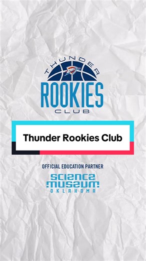 Did you know we team up with @OKC Thunder as their official education partner? One way we do that is through the Thunder Rookies Club Club -- an app that connects STEM learning and young fans through games, trivia, videos, and challenges.🏀🔬 Kids earn points just by watching, playing, and engaging, then redeem those points for prizes, experiences, and even Science Museum Oklahoma admission. Watch, earn points, and join the fun through the Thunder Rookies app. Learn more and sign up at the okcth