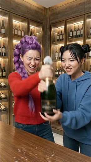 K-Pop Idol Revenge: GIANT Champagne Prank Gone WRONG! 🍾💥