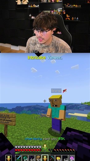 Get In The Obsidian? #minecraft #donutsmp