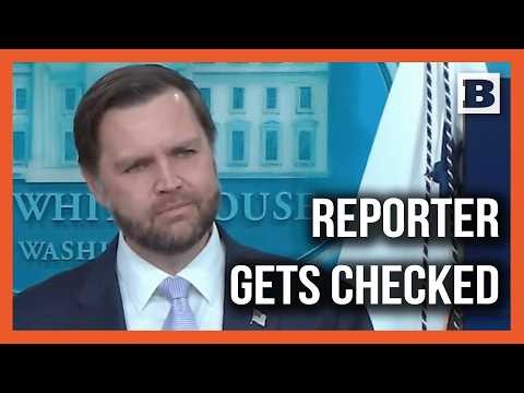 “What’s the Question?” Vance Slams Reporter’s Long-Winded Attack