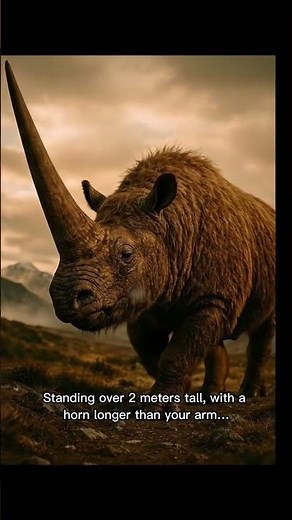 🦏 Elasmotherium: The Real-Life Unicorn of the Ice Age