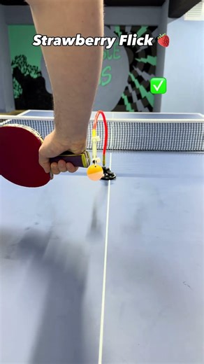 How To Do Ping Pong Strawberry Flick 🍓