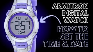 How To Set The Time And Date On An Armitron Pro Sport Digital Watch Mp3 & Mp4 Download