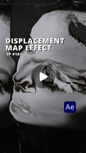 Gaga M. on Instagram: "⚡ DISPLACEMENT MAP EFFECT TUTORIAL⚡ AFTER EFFECTS Tutorials under 2 mins ep #183 - You can create this effect by only using the Displacement Map in After Effects 🔥 Full Tutorial ⬇️ 1. Duplicate the clip and scale it down in the middle of the screen 2. Pre-compose the top clip 3. Create an Adjustment Layer and apply 'Displacement Map' 4. Check 'Wrap Pixels Around' 5. Change the Displacement Map Layer to your pre-composed clip 6. Use For Horizontal & Vertical Displacement: 