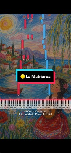 🟡 How to play La Matriarca - Armando Trovajoli on the Piano! 🎹 (Intermediate Piano Tutorial) This whole piano channel is automated, full setup in bio. #pianolearning #pianotutorial #easypiano #pianocover