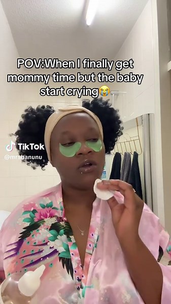 Mommy's Long-Awaited Break Interrupted by Crying Baby