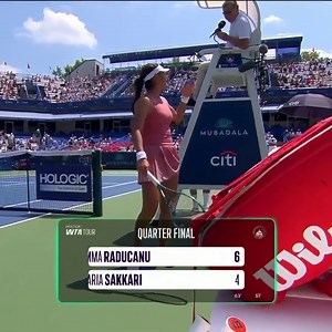 1.2M views · 16K reactions | Emma crushes a return to break back  Emma Raducanu | #MubadalaCitiDCOpen | Tennis Channel | Facebook