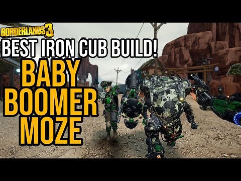 Best Iron Cub Build! Moze & Iron Cub DAMAGE Spec (+Gamesave) // Baby Boomer Moze // Borderlands 3