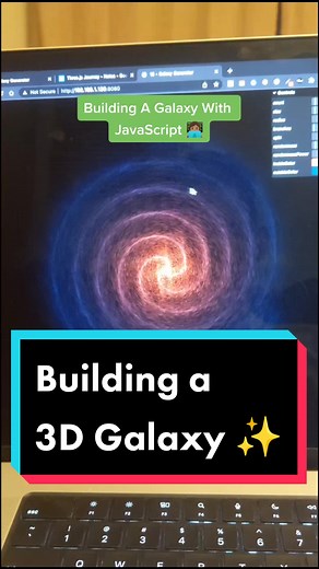 Exploring the 3D Galaxy with Three.js