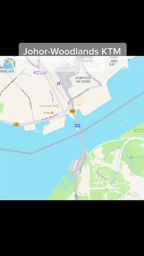 Johor-Woodlands KTM Train Service #asia #singapore #malaysia #ktm #trains #checkpoint #travel #tiktok