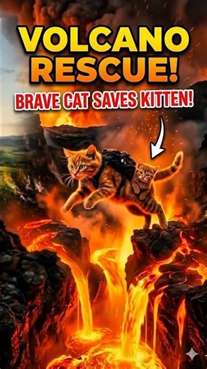 No Kitty Left Behind: The Ultimate Volcano Rescue 🌋🐾