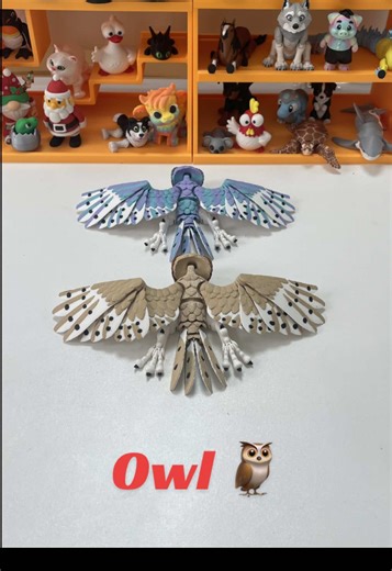 3D printed owl 🦉 So satisfying!