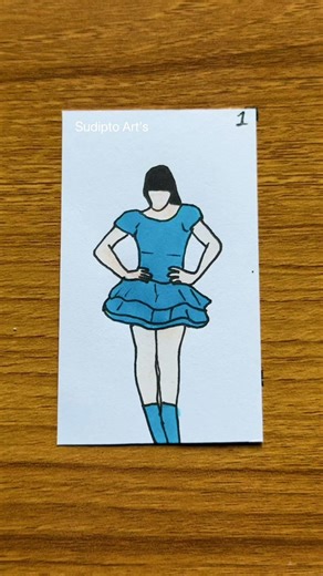 Stateside paper dance | artist version | #foryou #dance #flipbook #art #stateside