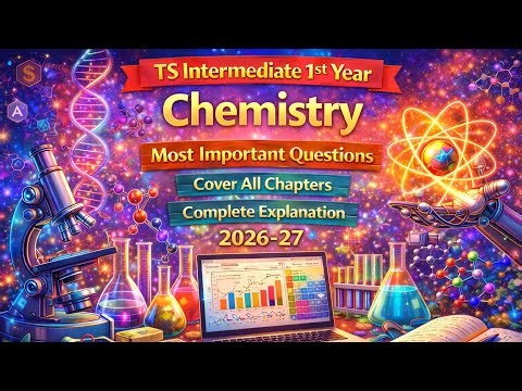 TS Inter 1st Year | Chemistry | Most Important Questions | Cover All Chapters | MPC | BIPC | 2026-27