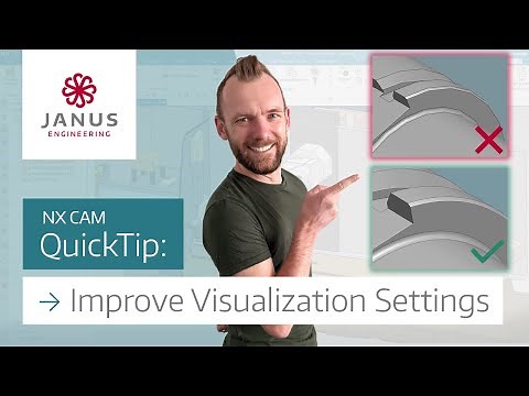 NX CAM Tutorial – How to improve the Display in NX 🤓