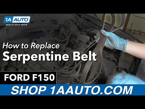How To Replace Serpentine Belt 97-04 Ford F-150