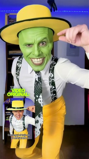 CONSEGUI EL TRAJE DE LA MASCARA #IA #AI #themask #cosplay #higgsfield