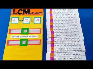 Maths Project Working Model - LCM Maths Project | Best Maths Project