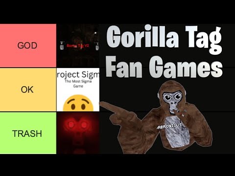 Top 10 Gorilla Tag Fan Games Ranked!!