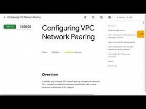 Configuring VPC Network Peering | #qwiklabs | #coursera