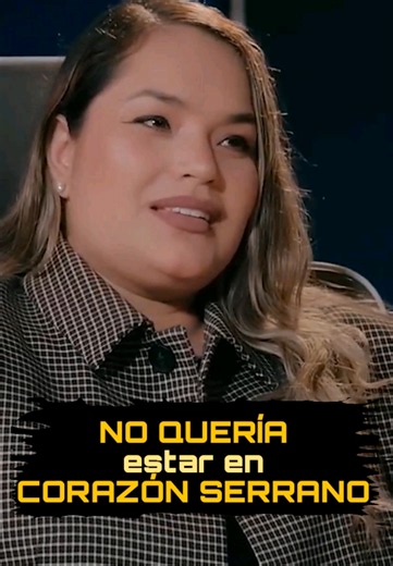 Lesly Águila: por qué no quería estar en Corazón Serrano