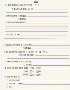 New Client Intake Form (child) - Etsy Australia