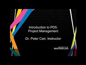 Peter Carr's Introduction to PD5: Project Management