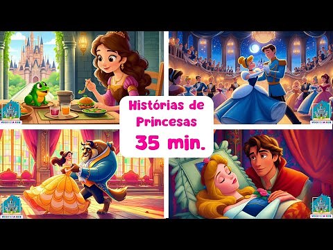 HISTÓRIAS DE PRINCESAS - 35 Minutos de Histórias Infantis das Princesas |#historiainfantilparadormir