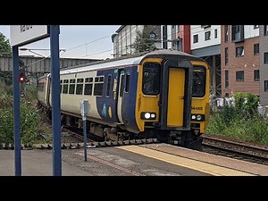 Northern Rail Class 156 Departing Manors Station.