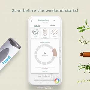 🎉TGIF!🎉 You made it through the first week of October, iTOVi fam! Have you used your iTOVi Scanner today? 🌿✨ Whether you're getting ready for a relaxing weekend or staying active, a quick scan can help you fine-tune what your emotions, body, and brain need! -- Read our blog here about The Brain Power Checklist: https://itovi.com/brain-power-checklist #iTOVi #iTOViScanner #iTOViWellness #iTOViApp #EssentialOils #TGIF | iTOVi