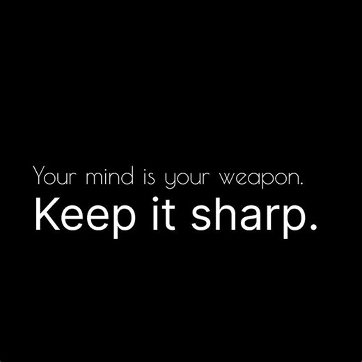 Mindset is everything. WHO you KNOW yourself to be is how you show up to every moment. Work on you.