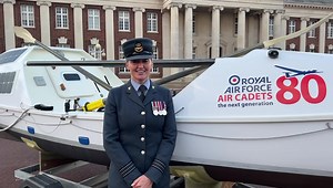 👋 Say hello to our new Honorary Ambassador 👋 Atlantic Rower and Air Cadet fundraiser Emma Wolstenholme has been made an Honorary Ambassador. On Thursday 18 November, Emma travelled to RAF College Cranwell with her ocean rowing boat and was presented with her Cadet Forces Commission in the rank of Wing Commander, and will assume the role of Honorary Ambassador – joining forces with our other Ambassador, Honorary Group Captain Carol Vorderman. To celebrate the 80th Anniversary of the Air Cadets,