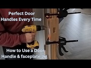 DIY Door Handle Template - PERFECT Installation Every Time! (Beginner Friendly Guide)