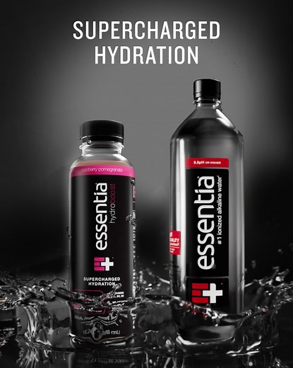 50 reactions | Experience supercharged hydration that doesn’t hold back! Essentia Ionized Alkaline Water delivers a clean, smooth taste and 9.5+ pH, while Essentia Hydroboost delivers 30x electrolytes and no artificial colors or flavors. No limits, no excuses—just #OverachievingH2O built to help you stay after it. Click here to shop now! | Essentia Water | Facebook